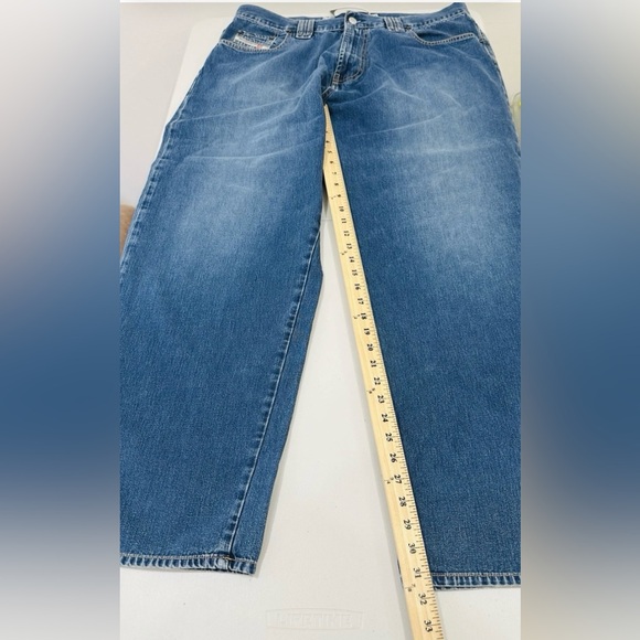 Diesel Kratt Relaxed Straight‎ Medium Wash Designer Jeans Made In Italy 36x31 - Picture 2 of 12